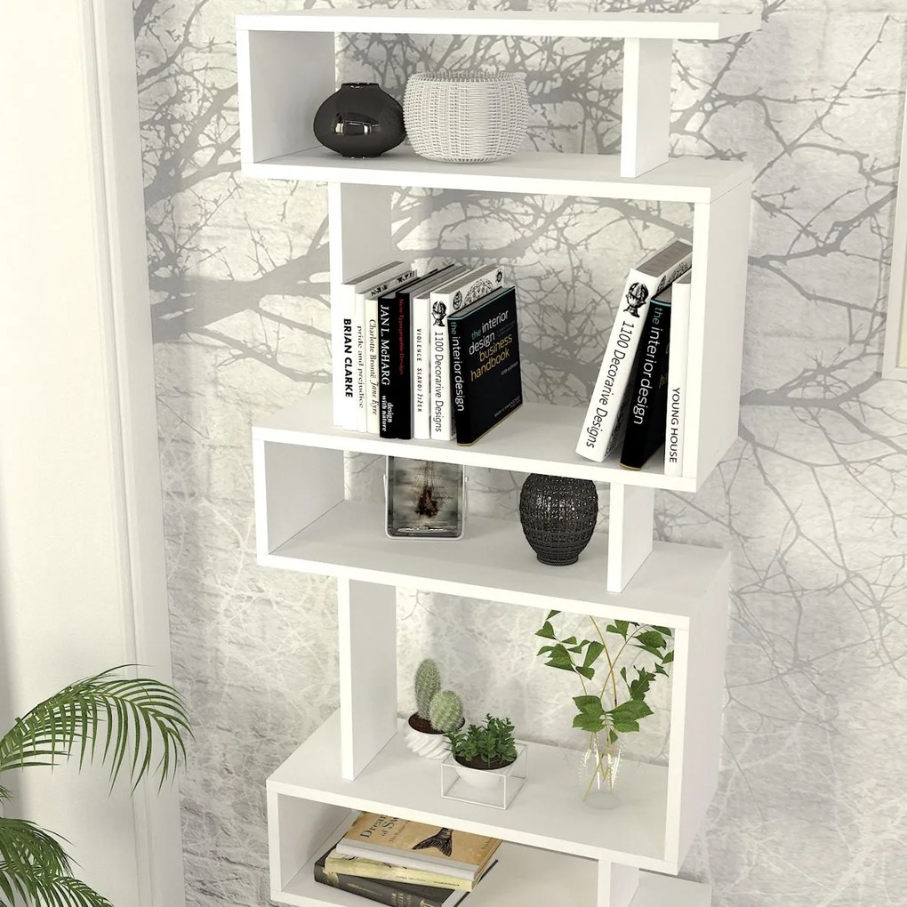 Blok biblioteczny biały