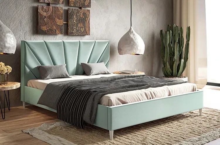 Dwuosobowe łóżko tapicerowane 180x200 Lopa - 36 kolorów