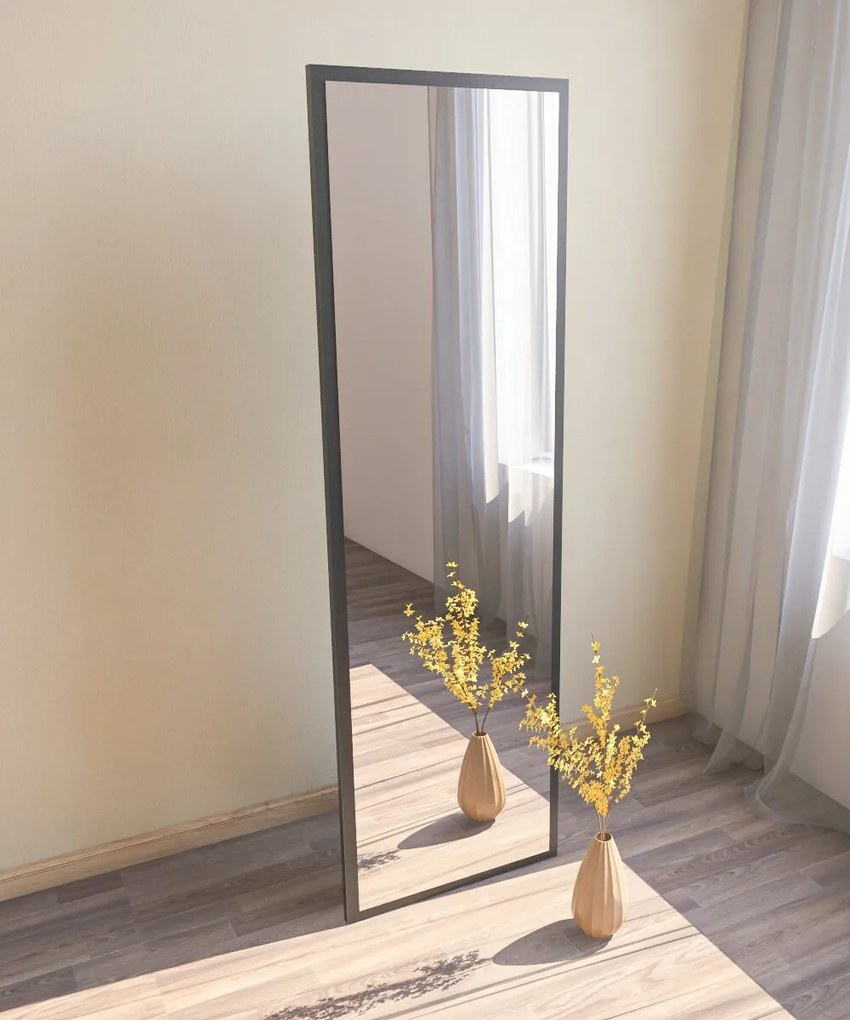 Lustro Tessa Black 50 x 160 cm