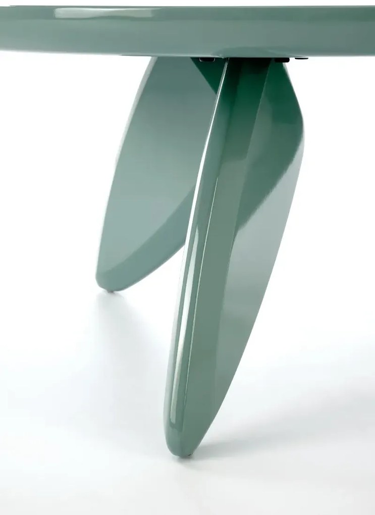 Stolik kawowy SORAYA 2 80x80cm jasny niebieski HALMAR