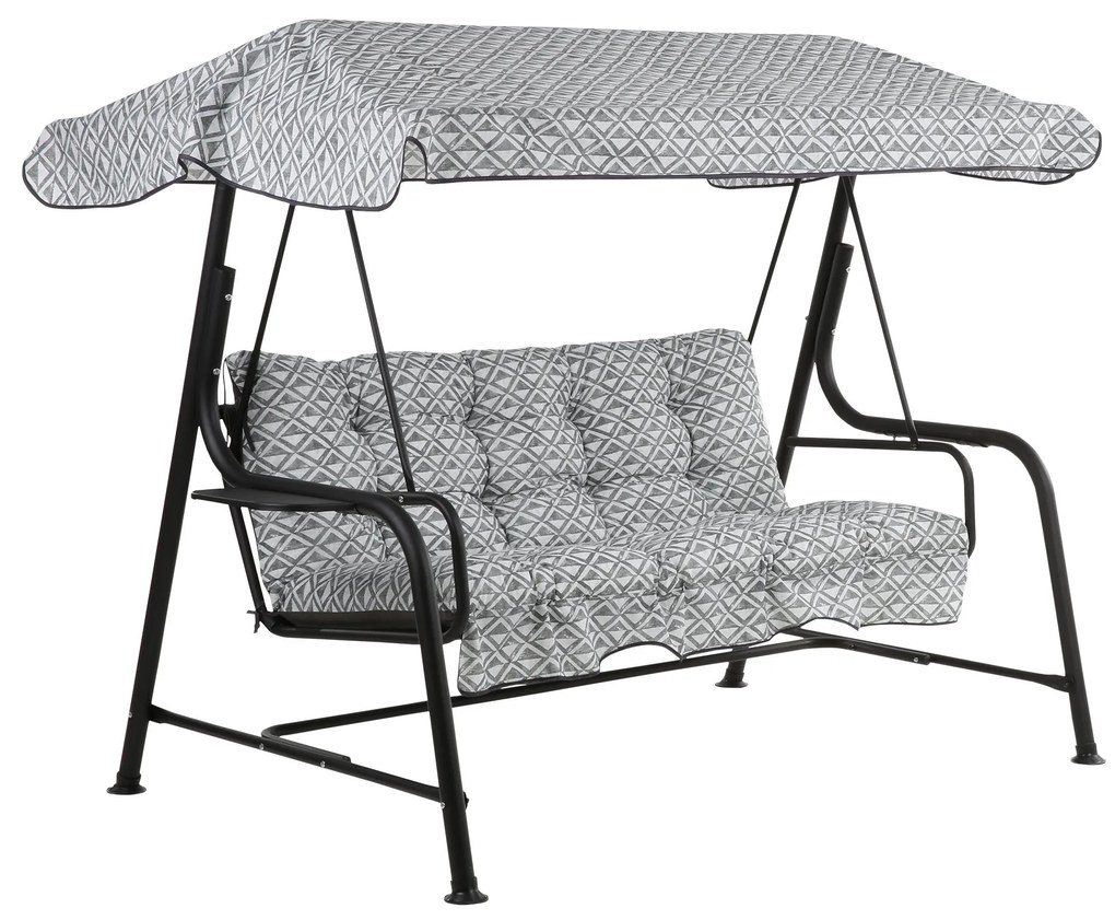 Huśtawka ogrodowa Hawaii Black Edition H039-06PB PATIO