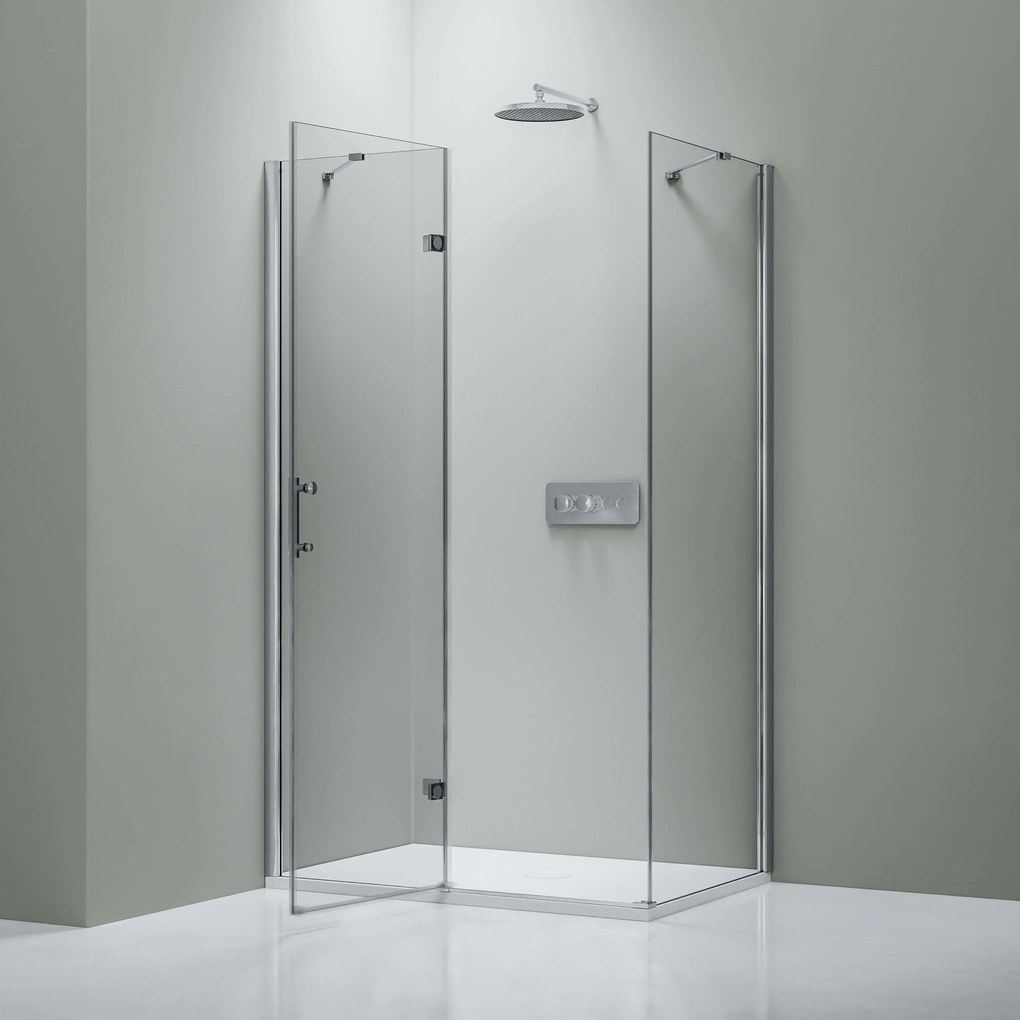 Kabina prysznicowa narożna DX403 drzwi uchylne