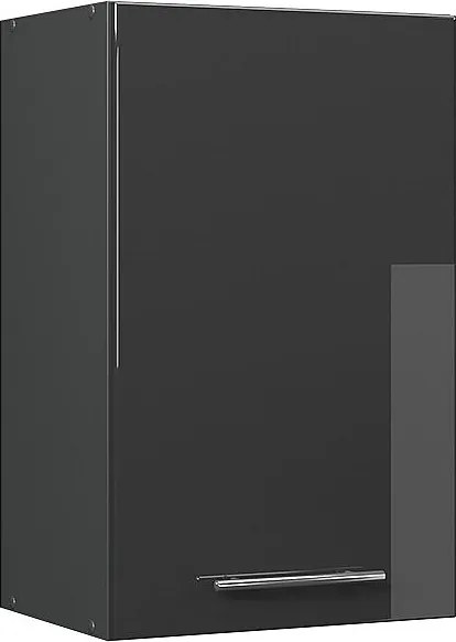 Szafka ścienna antracyt wysoki połysk 45x34.1x72 fame-line