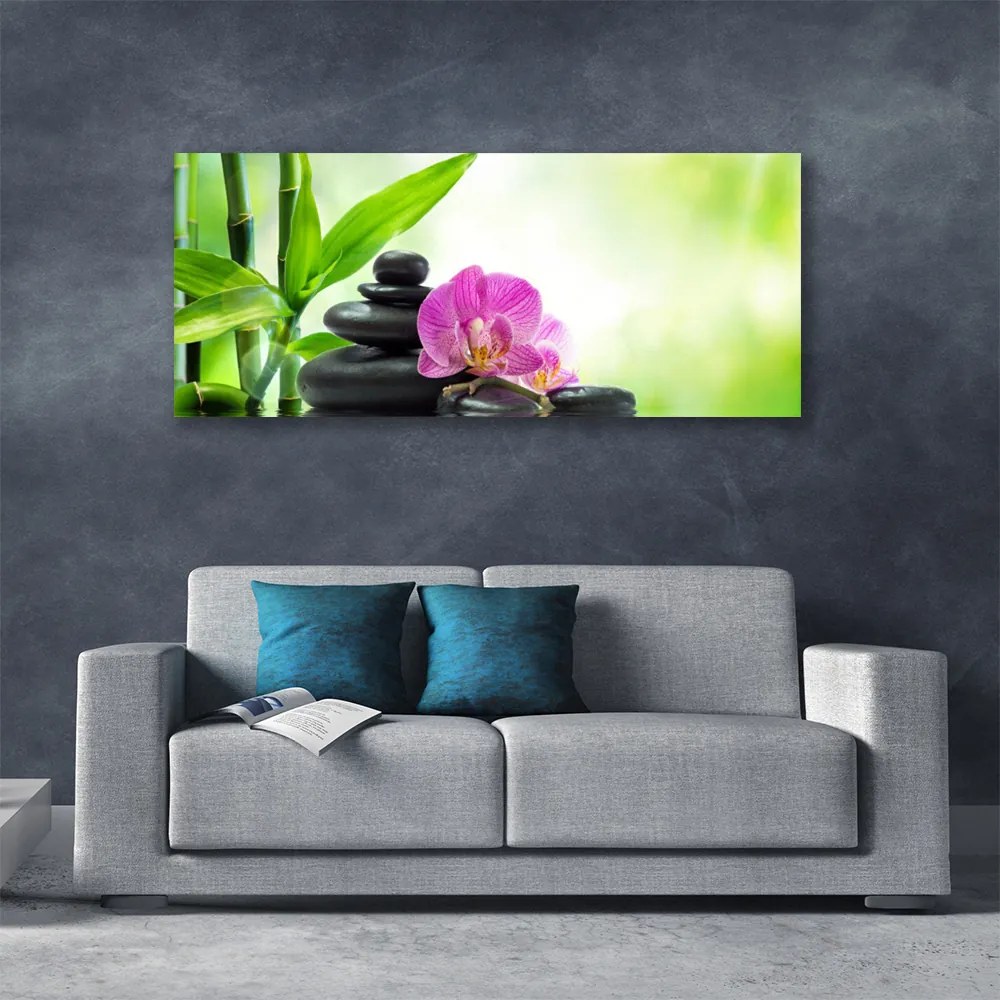 Fotoobraz na płótnie Graficzny Motyw Bambusa