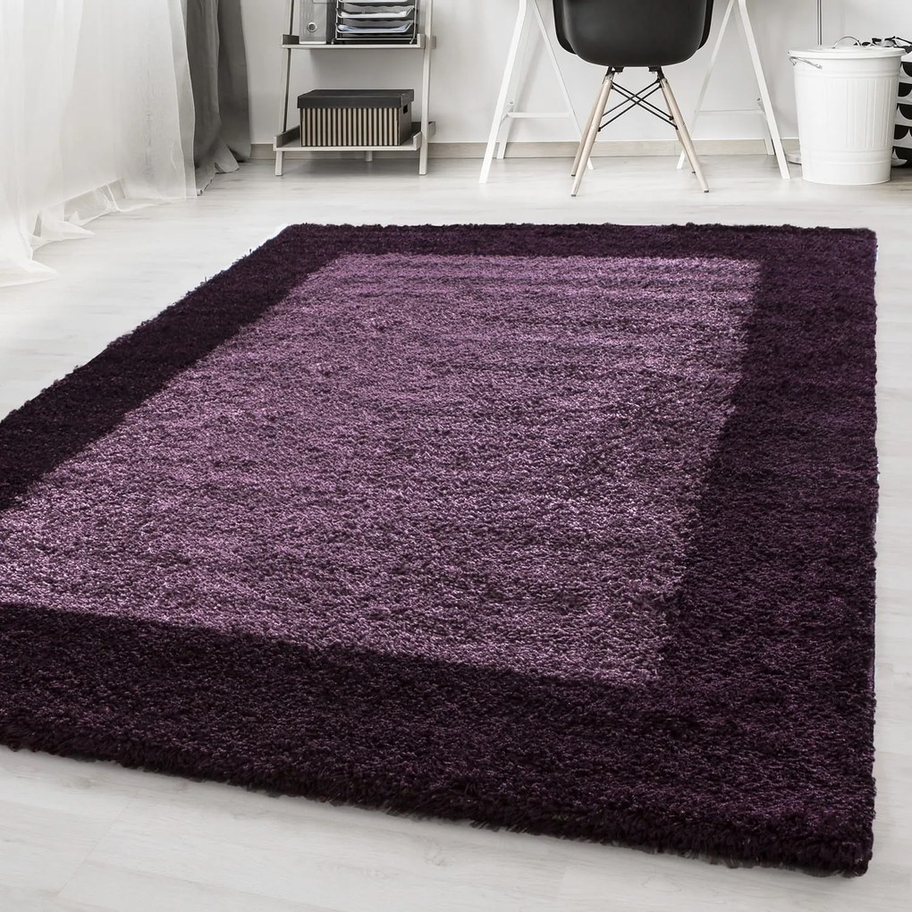 Dywan shaggy Life fioletowy 200 cm x 290 cm