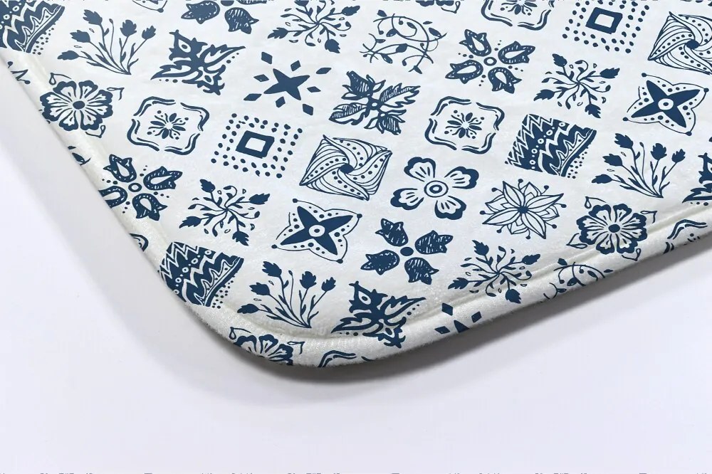 Antypoślizgowy dywanik łazienkowy Antypoślizgowy dywanik łazienkowy Kwiaty Abstrakcja