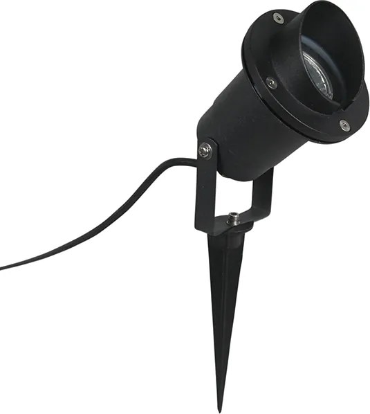 Inteligentny reflektor na szpikulec czarny IP65 z WiFi GU10 - Done