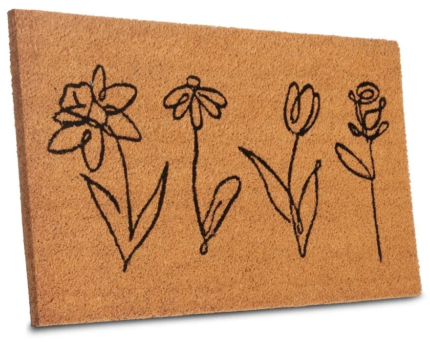 Wycieraczka z włókna kokosowego 40x70 cm Wildflowers – Hanse Home