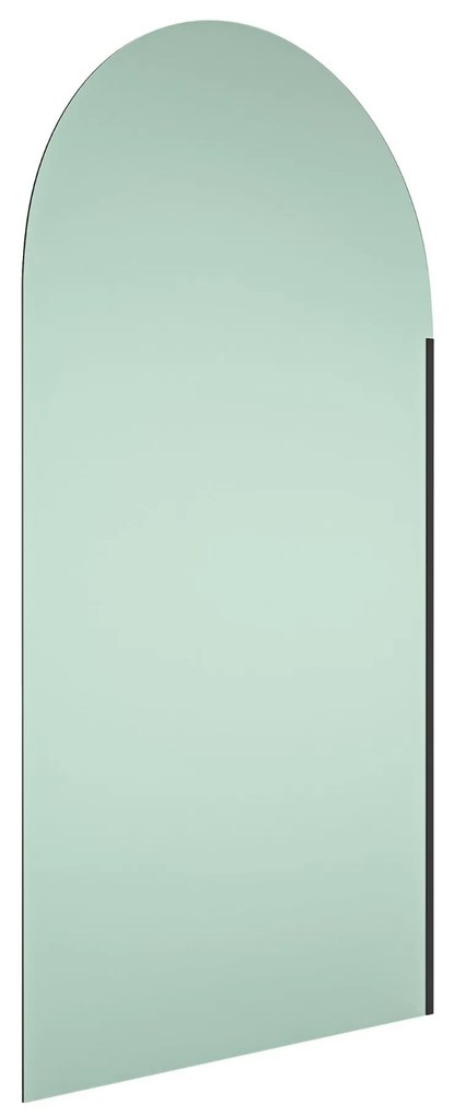 Parawan nawannowy półokrągły MOLIS Oval Green szkło zielone | Różne rozmiary : Kolor profili kabiny - złoty szczotkowany, Rozmiar - 80x150 cm