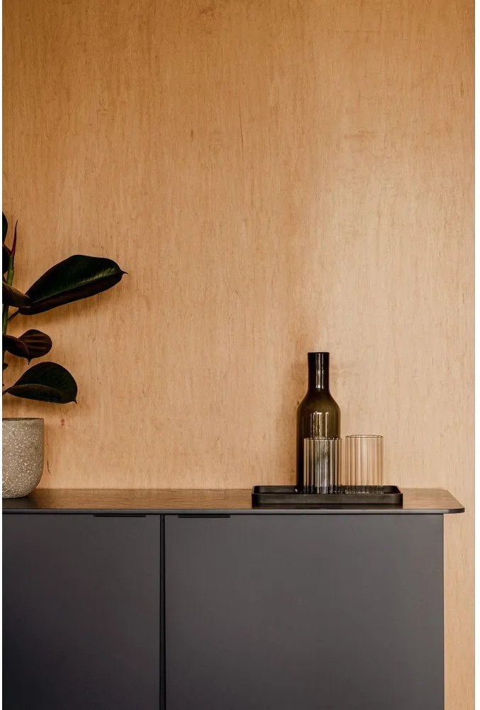 Ciemnoniebieska komoda z otworem na kable 120x88x50 cm Suumo – noo.ma