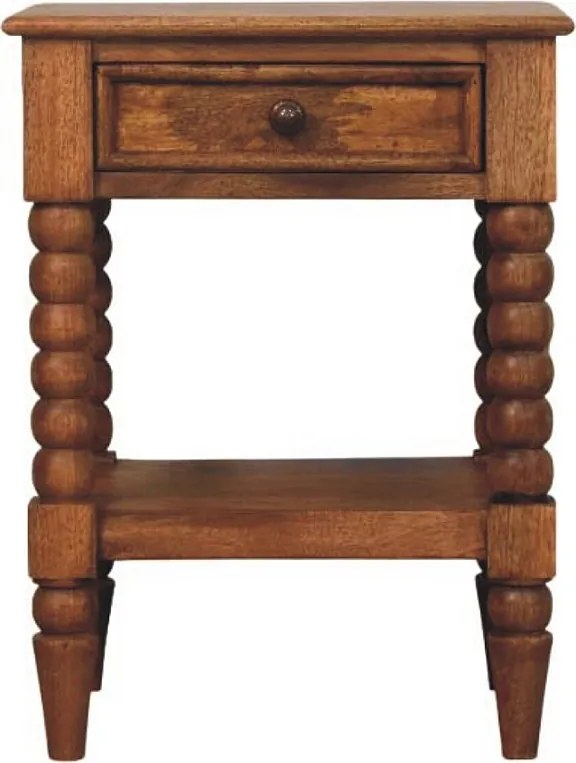 Artisan Furniture Lite drewno Szafka Nocna z Tocznymi Nóżkami