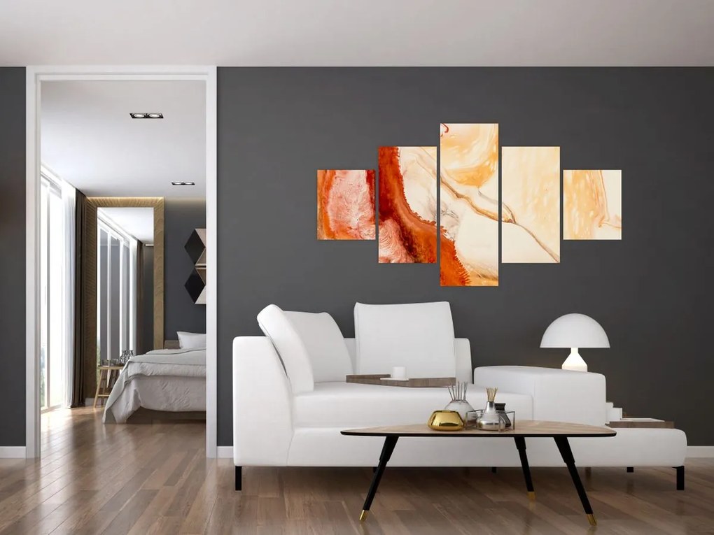 Obraz - Malarstwo abstrakcyjne (125x70 cm)