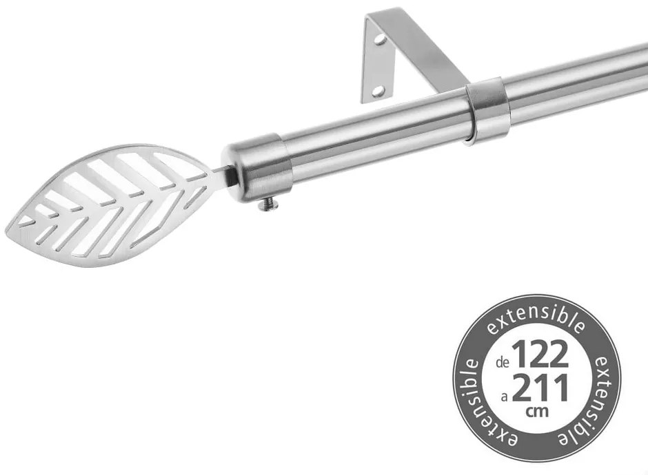 Metalowy regulowany karnisz 122 - 211 cm – Casa Selección