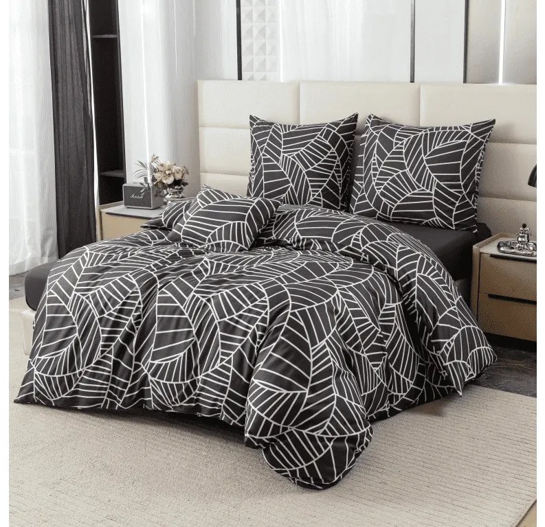 PrzytulneMieszkanie.pl PrzytulneMieszkanie.pl Pościel z mikrofibry CHARCO szara Rozmiar pościeli: 70 x 90 cm | 140 x 200 cm