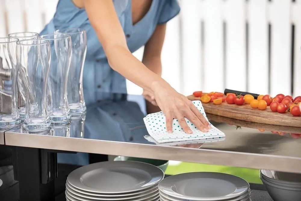 Szafka ogrodowa Unity Chef, grafit, 237 cm