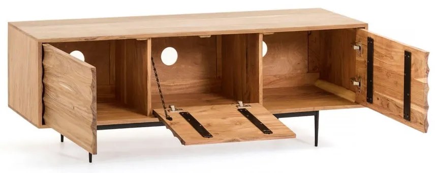 Szafka pod TV Kave Home Delsie, 147x50 cm