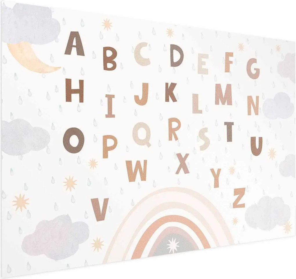 Plakat Literki 60x40 cm bez ramy bez marginesu ARTGEIST B