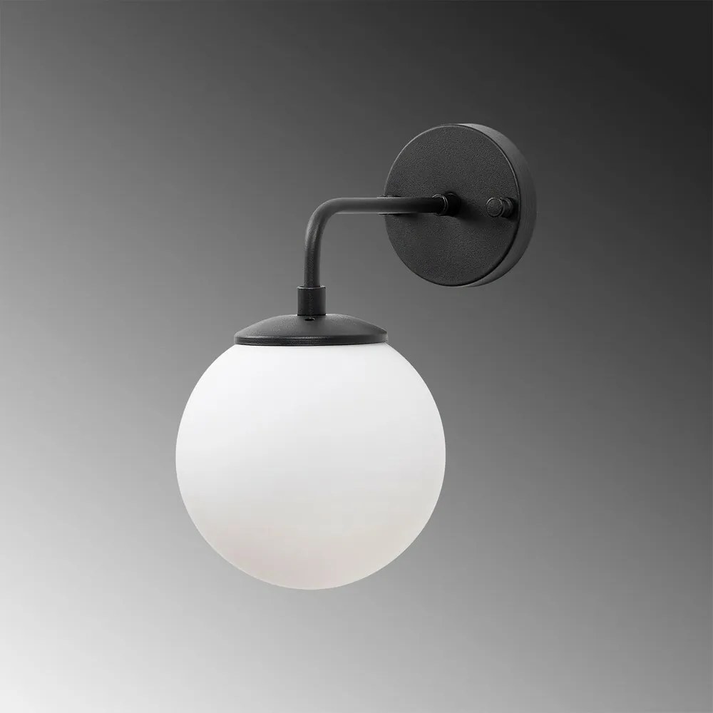 Kinkiet lampa ścienna Viran - 10905, czarny/kremowy