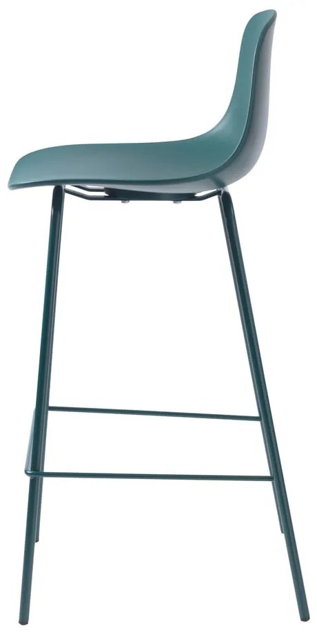 Ciemnoturkusowy plastikowy hoker 92,5 cm Whitby – Unique Furniture