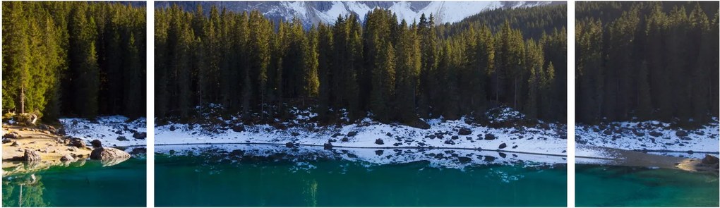 Obraz - Jezioro Karersee (170x50 cm)
