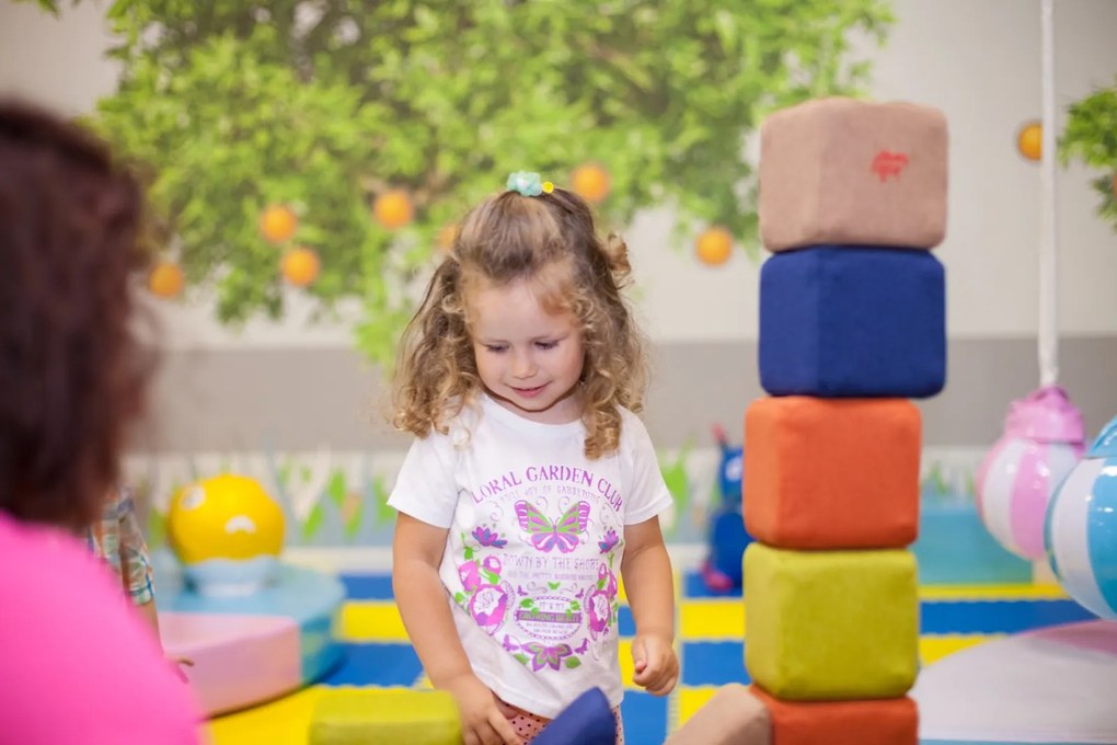 Zestaw klocków magnetycznych do przedszkola JollyHeap Mini - 24 elementy