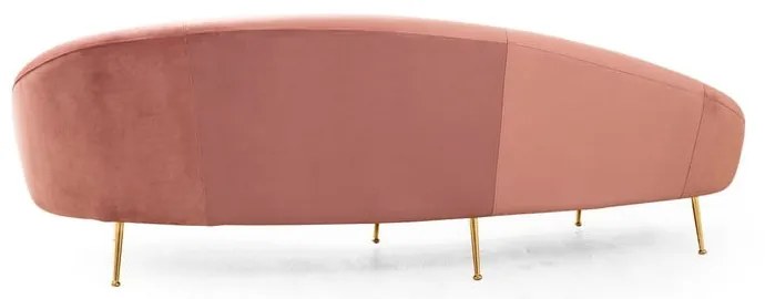 Jasnoróżowa sofa 255 cm Eses – Artie