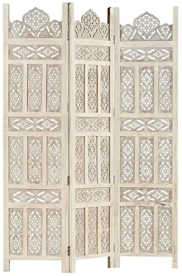 Rzeźbiony 3-panelowy parawan P3-S05