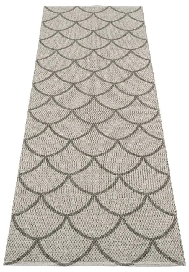 Szary chodnik odpowiedni na zewnątrz 70x225 cm Kotte Charcoal – Pappelina