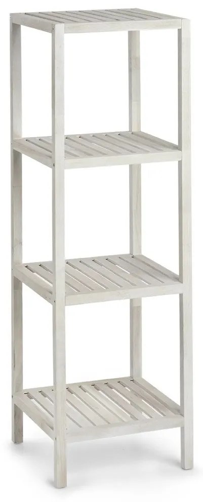 Regał łazienkowy 4 poziomy, drewniany, ZELLER