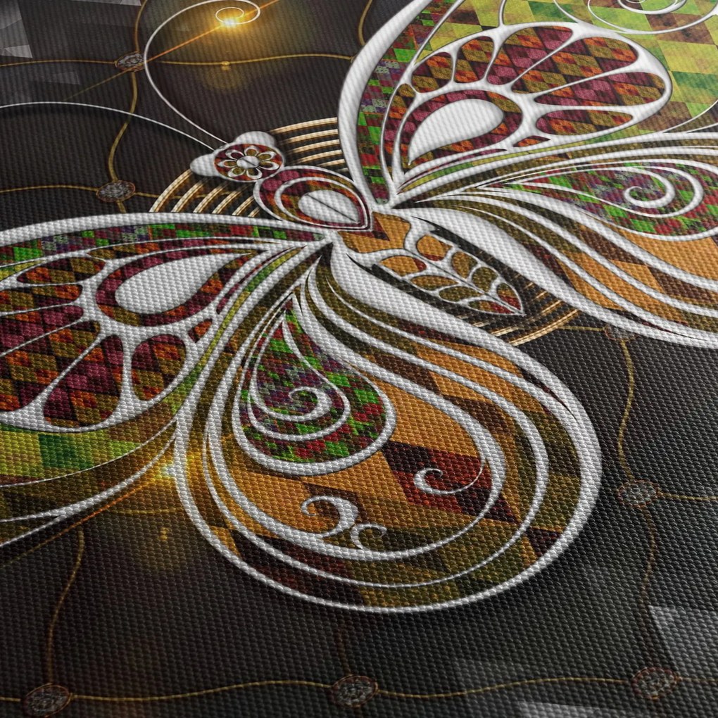 Obraz - Magiczny motyl (125x70 cm)