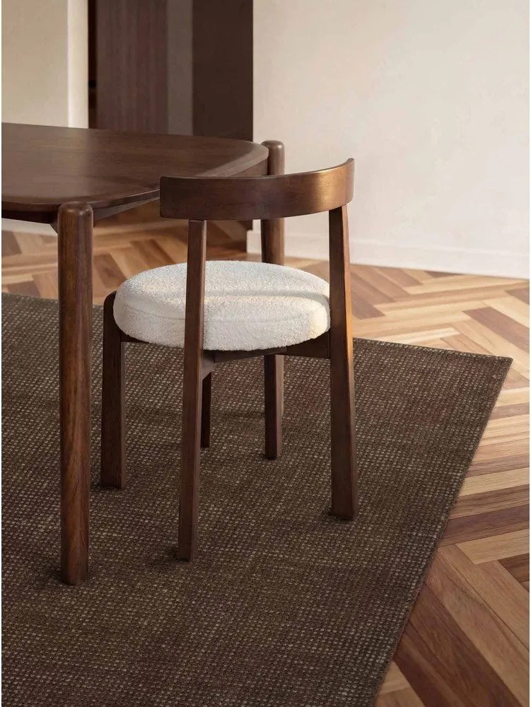 Brązowy wełniany dywan tkany ręcznie 120x170 cm Greenwich – Ted Baker