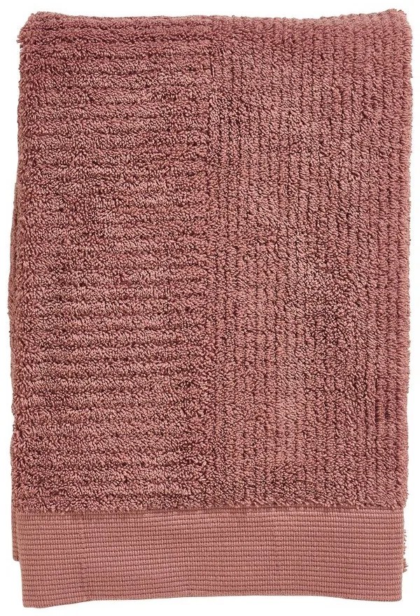 Czerwony bawełniany ręcznik kąpielowy frotte 70x140 cm Classic – Zone