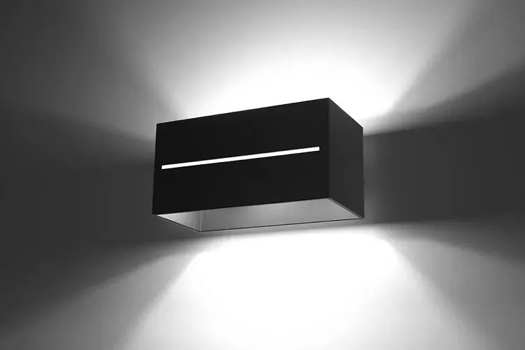 Czarny kinkiet ścienny LED - EX530 L4-L20
