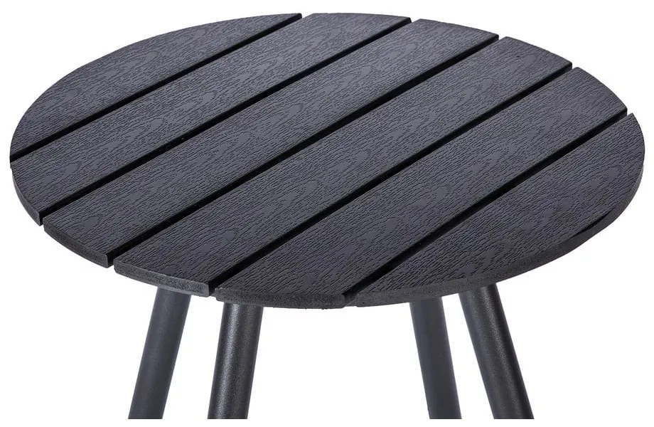Szary stół ogrodowy Bonami Essentials Lounge, ø 51 cm