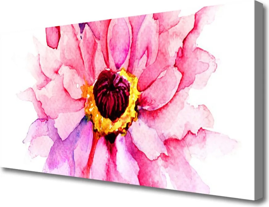 Obraz canvas na ścianę Minimalistyczny Kwiat na Ścianę