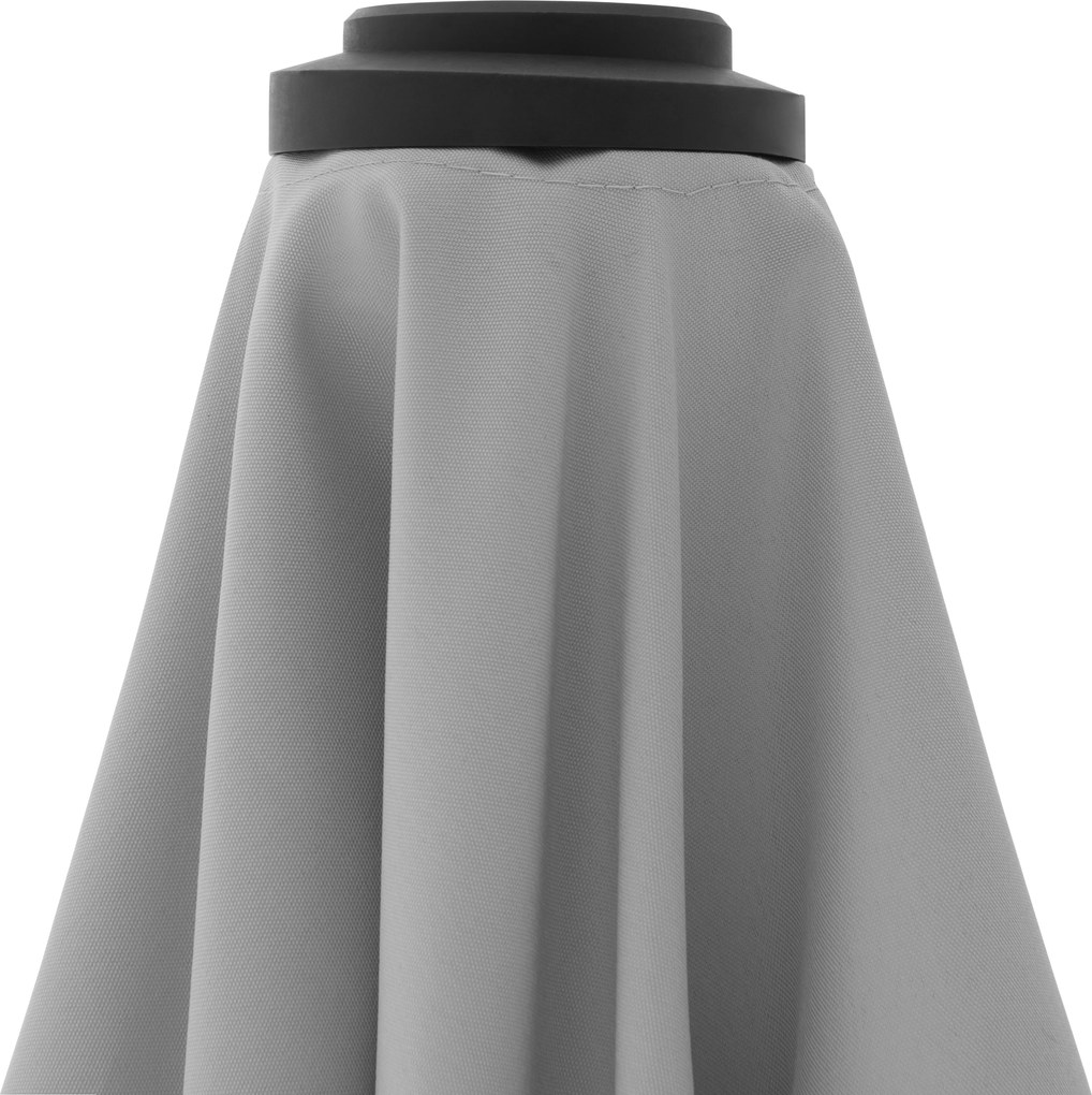Doppler LIFE parasol ogrodowy 250 x 200 cm jasnoszary