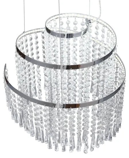 Lampa wisząca LED w kolorze srebra ø 38 cm Pomp – Trio