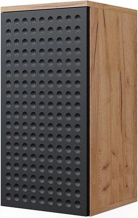 Szafka łazienkowa kropkowany antracyt 30x24x59 irma