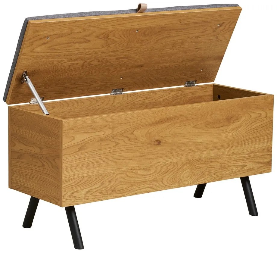 Skrzynia w dekorze dębu w naturalnym kolorze 92x48x33 cm Barco – House Nordic