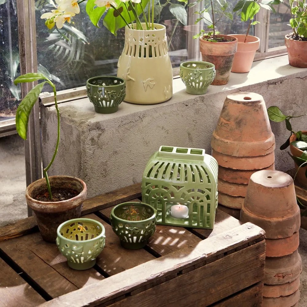 Ceramiczny świecznik Orangery – Kähler Design