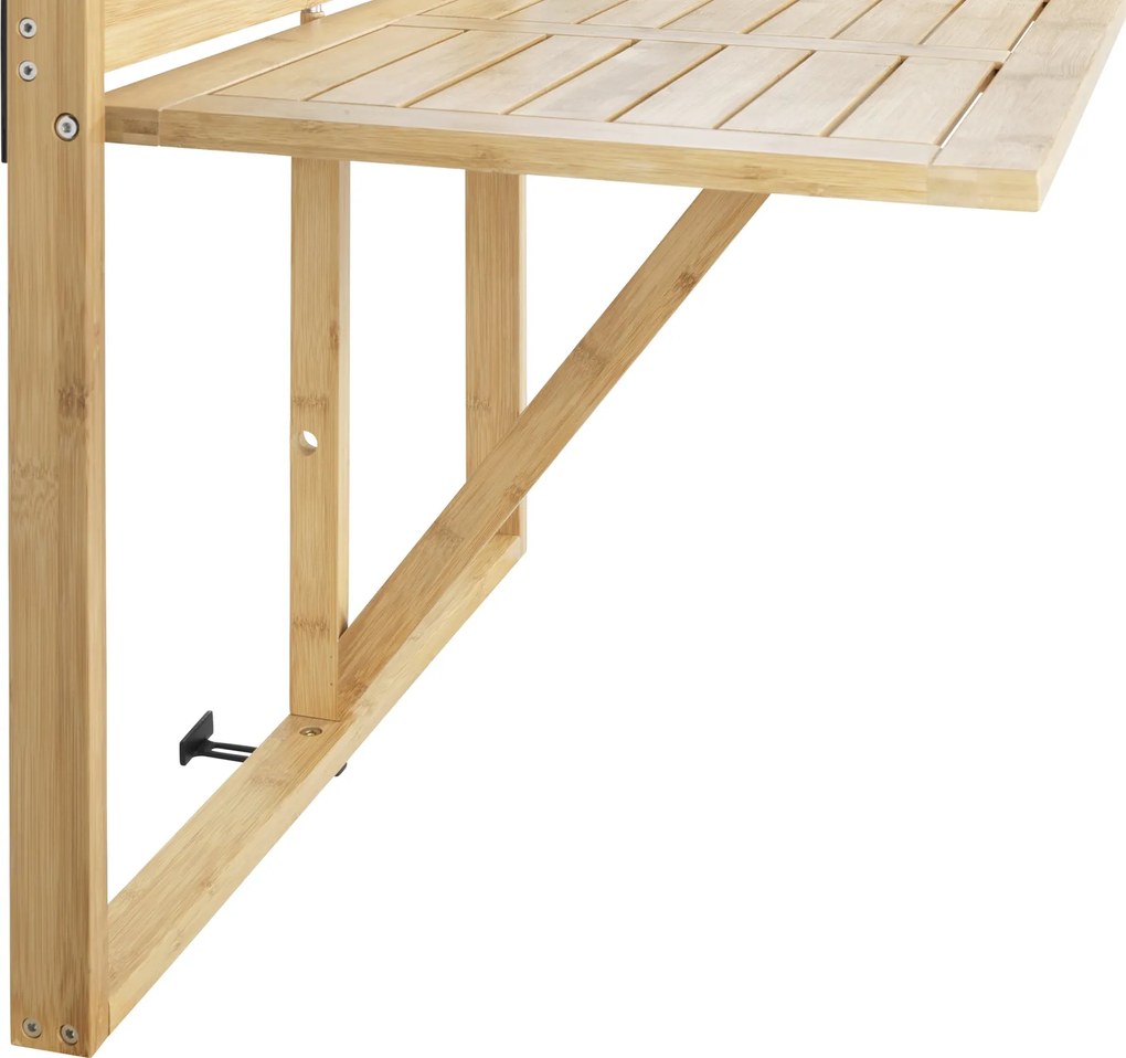 Składany stolik balkonowy na barierkę WAIKIKI