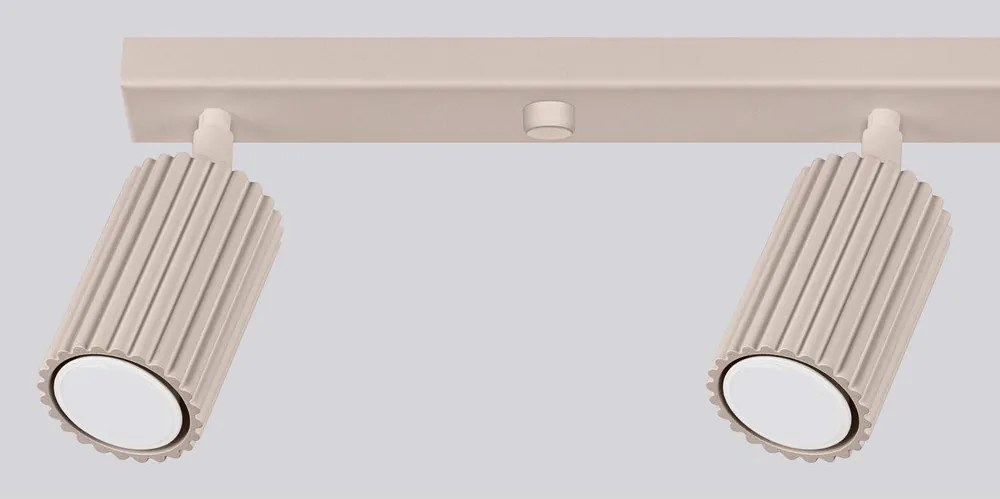 Szarobrązowa metalowa lampa punktowa 6,5x81 cm Gleam – Sollux