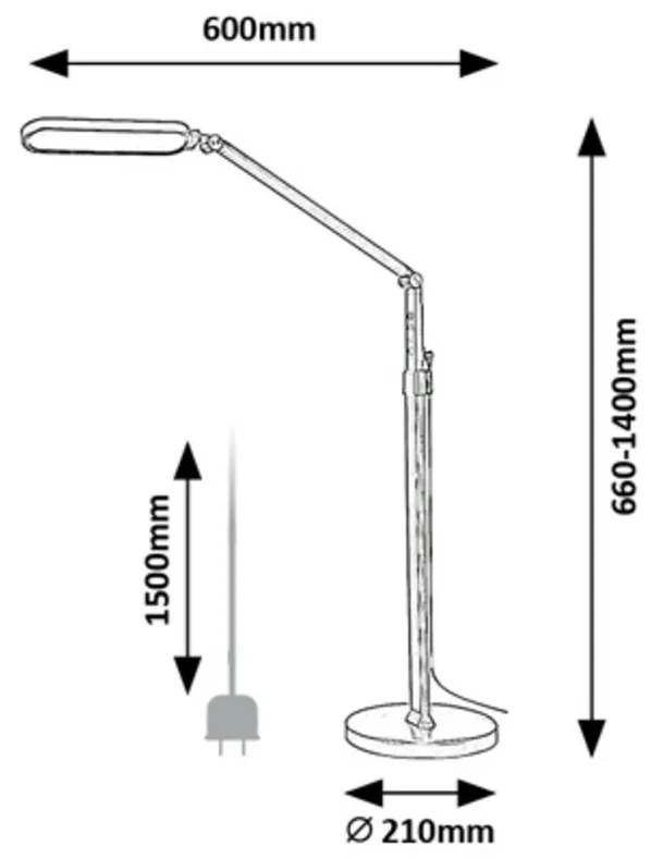 Rabalux 2310 lampa stołowa LED Draco