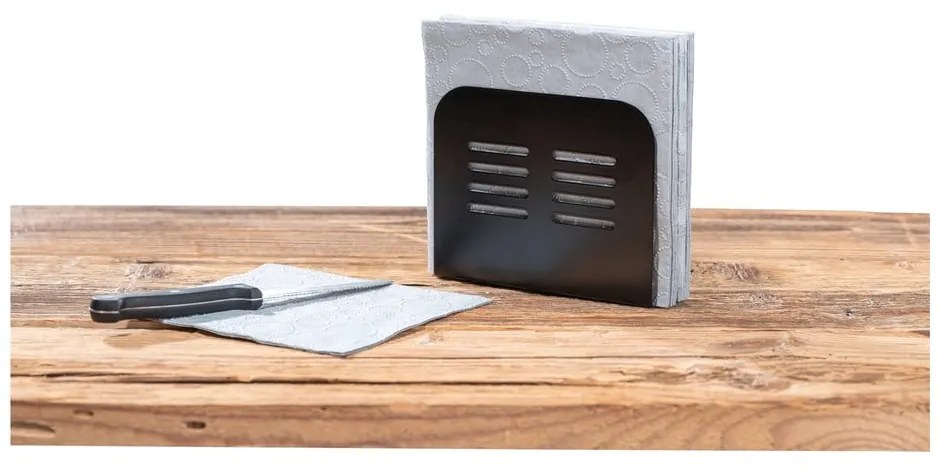 Czarny serwetnik Wenko Black Outdoor Kitchen Baco