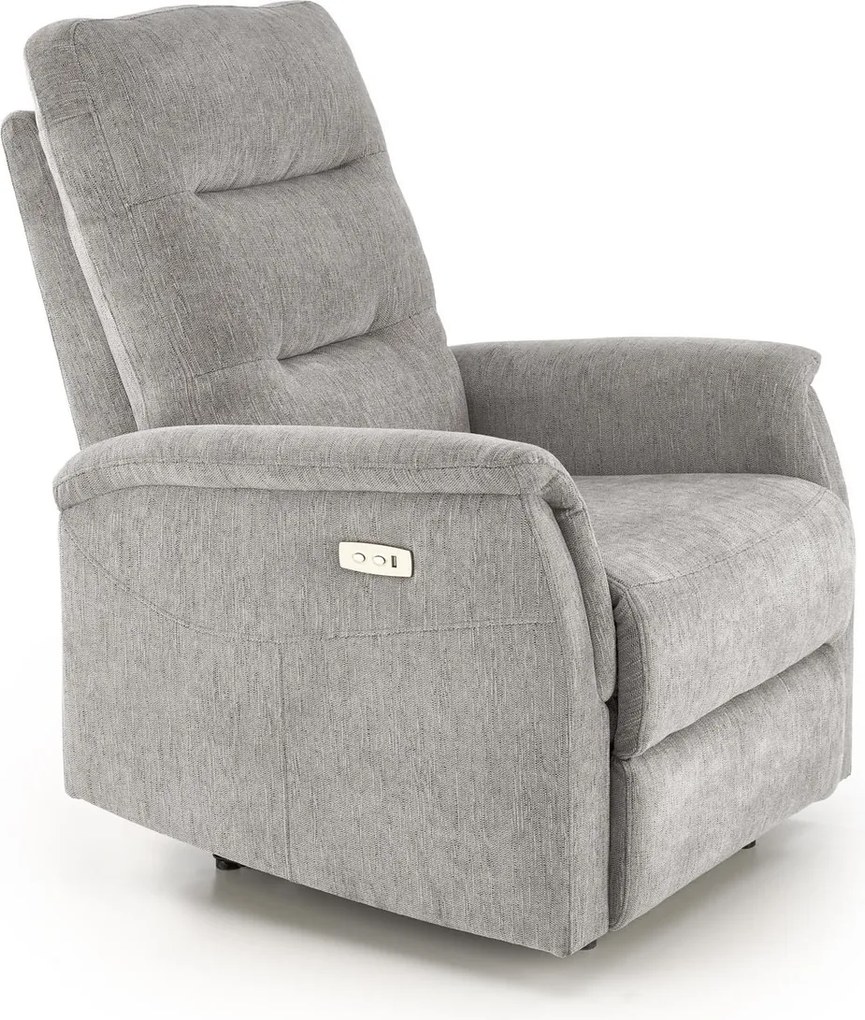 Fotel z funkcja elektrycznego rozkładania i gniazdem USB Jamal Halmar