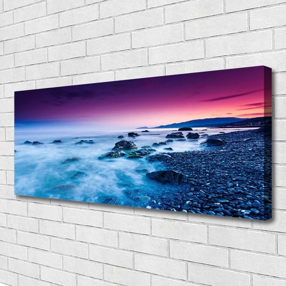 Obraz drukowany na płótnie Złoty Piasek i Ocean