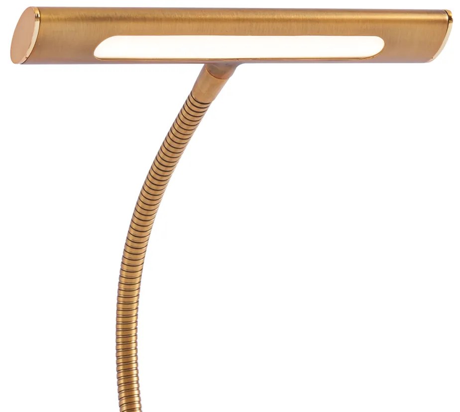 Lampa stołowa Art Deco brązowa z LED - Tableau Nowoczesny Oswietlenie wewnetrzne