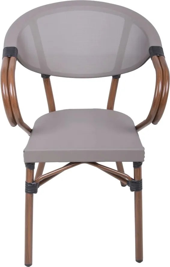 Beżowe metalowe krzesło ogrodowe Toskana – Garden Pleasure