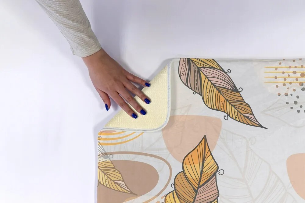 Dywanik do łazienki Dywanik do łazienki Żółte Liście