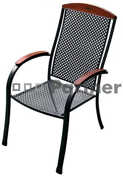 Metalowy zestaw ogrodowy PROVENCE I. 1 + 4 Stół prostokątny 145x90 cm (CT0309)